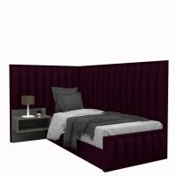 Pat Tapitat de Colt DIVINO 90 DR fara noptiere, Kronos 03